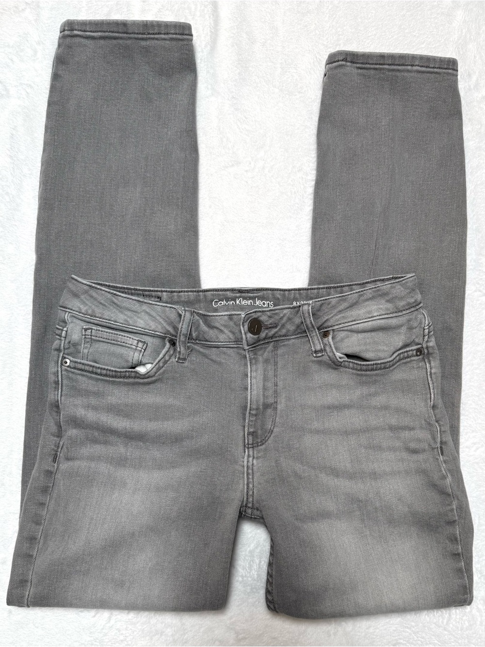 Calvin Klein Stretchy Women's Grey Skinny Jeans Size 8